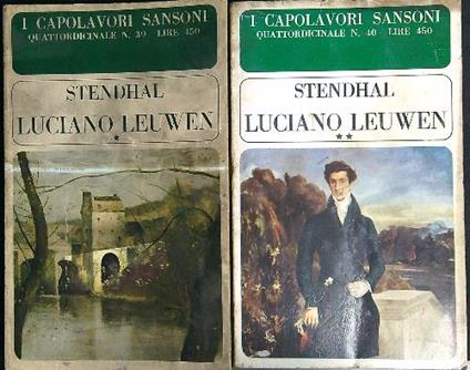 Lucien Leuwen. 2vv - Stendhal  - copertina