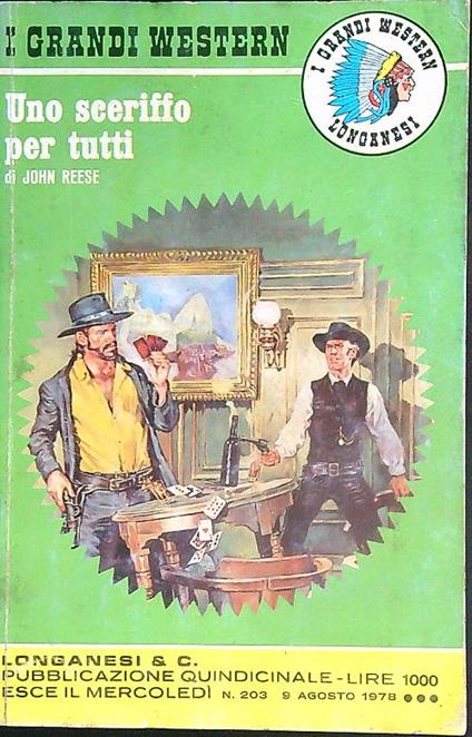 Uno sceriffo per tutti - John Reese - copertina