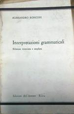 Interpretazioni grammaticali