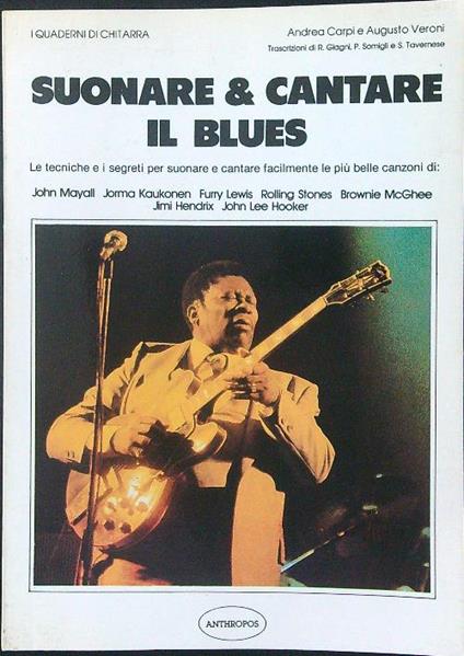 Suonare & cantare il blues - copertina
