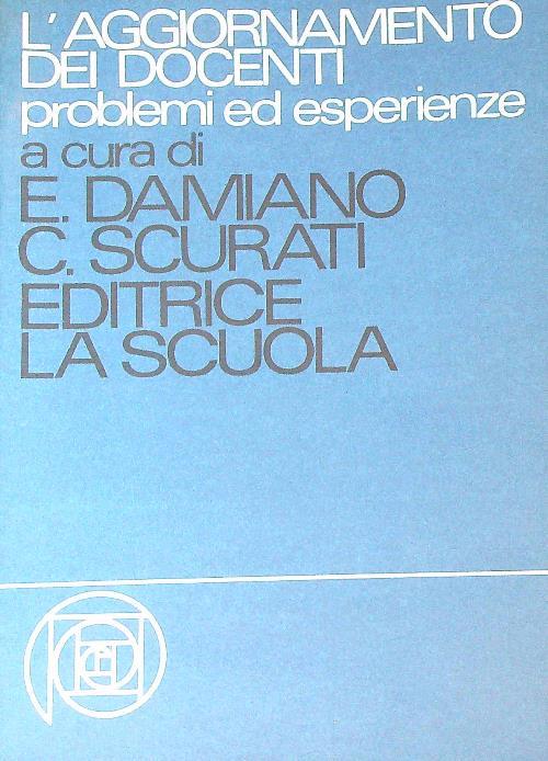 L' aggiornamento dei docenti: problemi ed esperienze - copertina