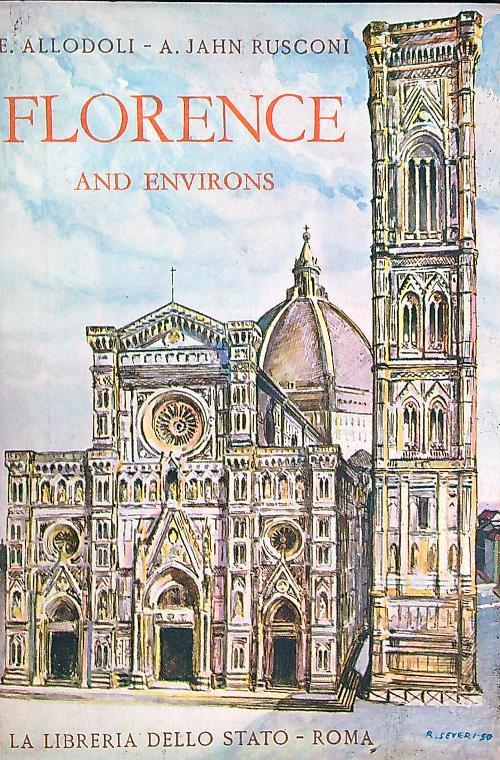 Florence et ses environs - E. Allodoli - copertina