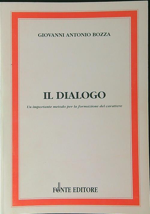 Il  dialogo - Giovanni Antonio Bozza - copertina