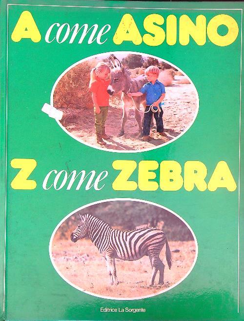 A come ASINO Z come ZEBRA - Lina Innocenti - copertina