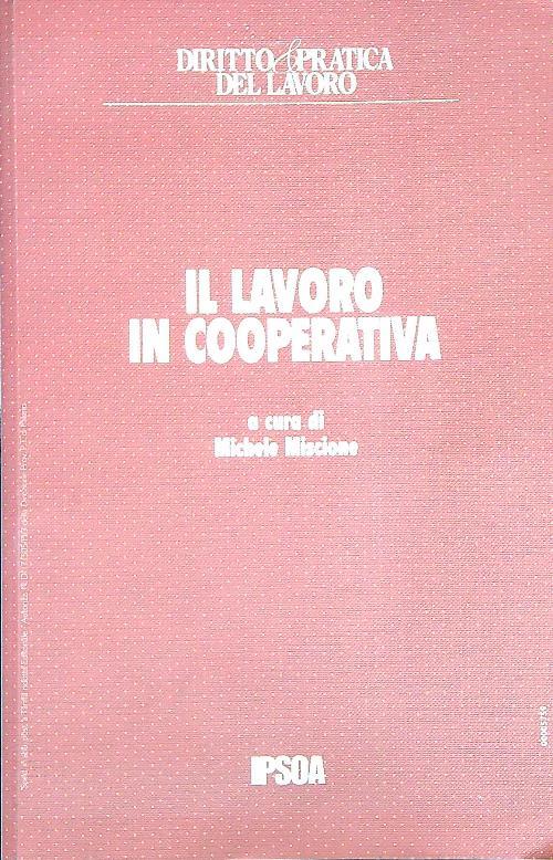 Il lavoro in cooperativa - Michele Miscione - copertina