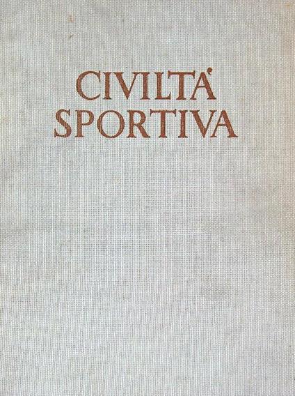 Civiltà sportiva - copertina
