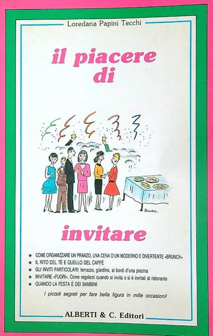 Il piacere di invitare - Loredana tecchi - copertina
