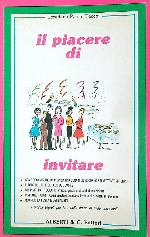 Il piacere di invitare - Loredana tecchi - copertina