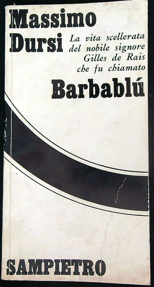 Barbablù  - Massimo Dursi - copertina