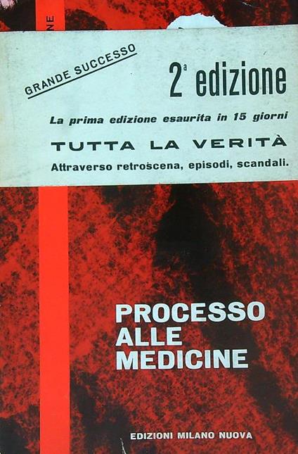 Processo alle medicine - copertina