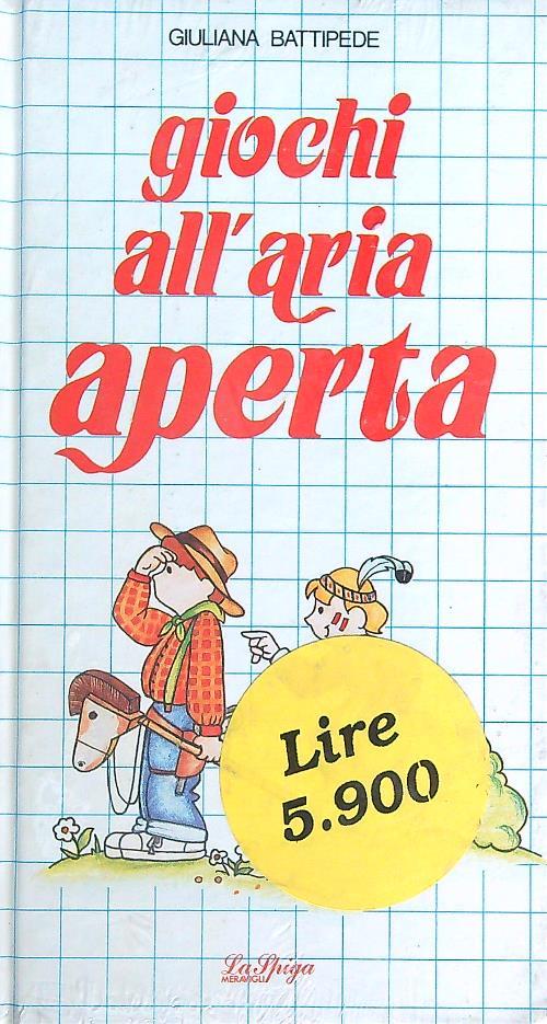 Giochi all' aria aperta  - Giuliana Battipede - copertina