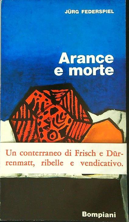 arance e la morte - Jurg Federspiel - copertina
