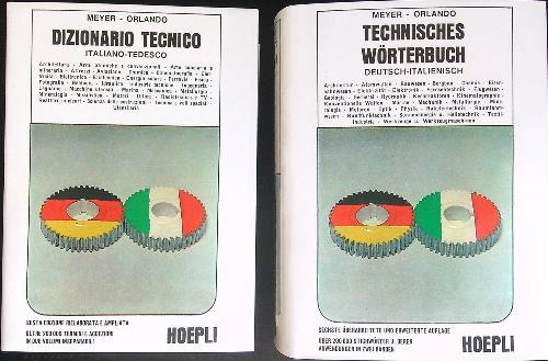 Dizionario tecnico Italiano Tedesco Technisches Worterbuch Deutsch - Italienisch - Meyer - copertina