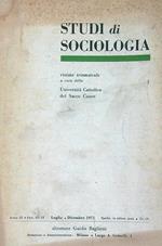 Studi di sociologia Fasc III-IV Luglio dicembre 1971