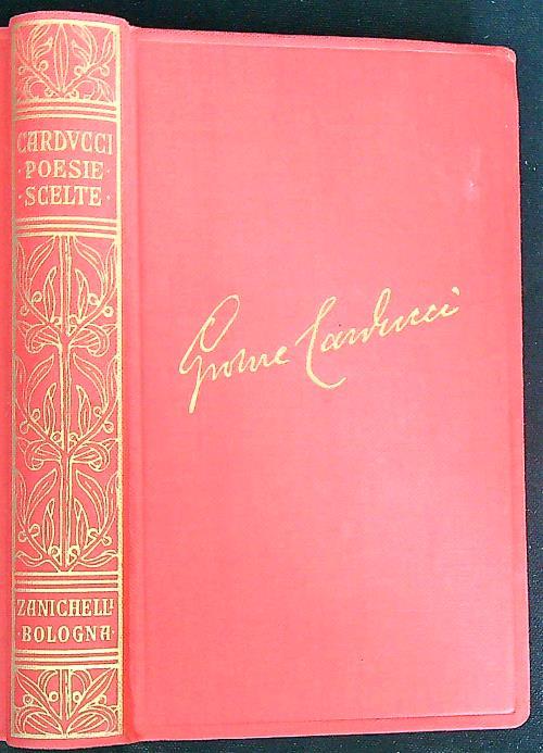 Poesie scelte - Giosue Carducci - copertina