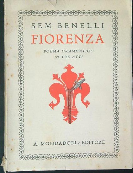 Fiorenza - Sem Benelli - copertina