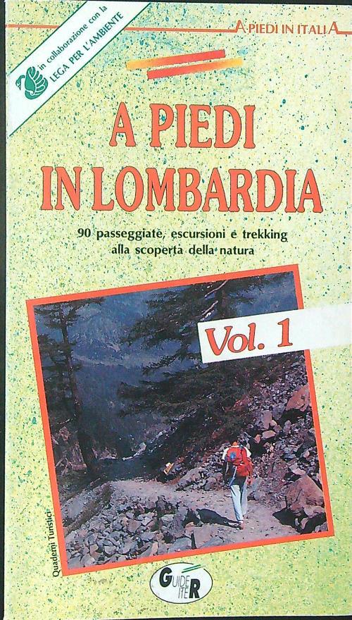 A piedi in Lombardia Vol 1 - copertina