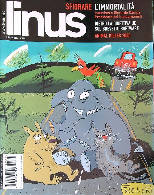 Linus 7/ Luglio 2005 - copertina