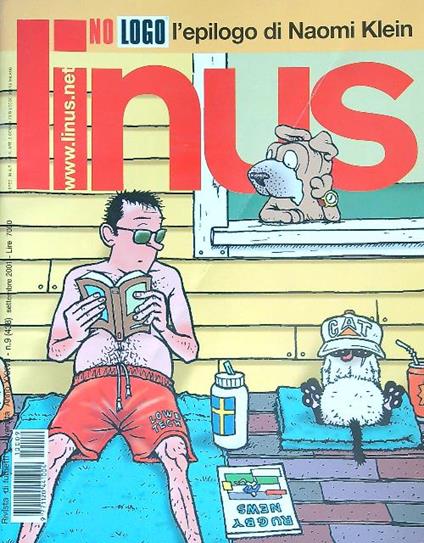 Linus 9/ settembre 2001 - copertina