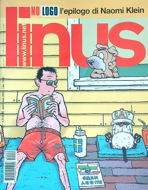 Linus 9/ settembre 2001 - copertina