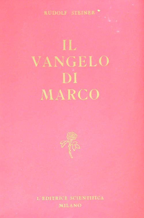 Il vangelo di marco - Rudolf Steiner - copertina