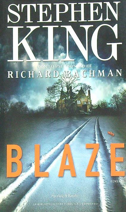 Blaze - Stephen King - copertina
