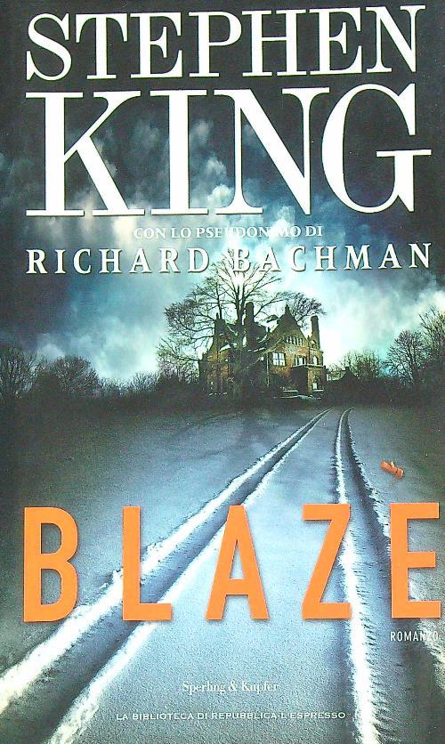 Blaze - Stephen King - copertina