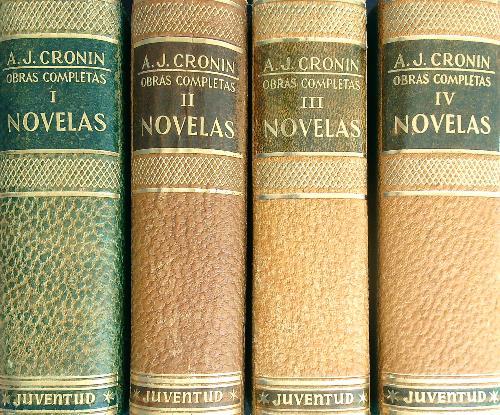 Novelas. 4vv - A.J. Cronin - copertina