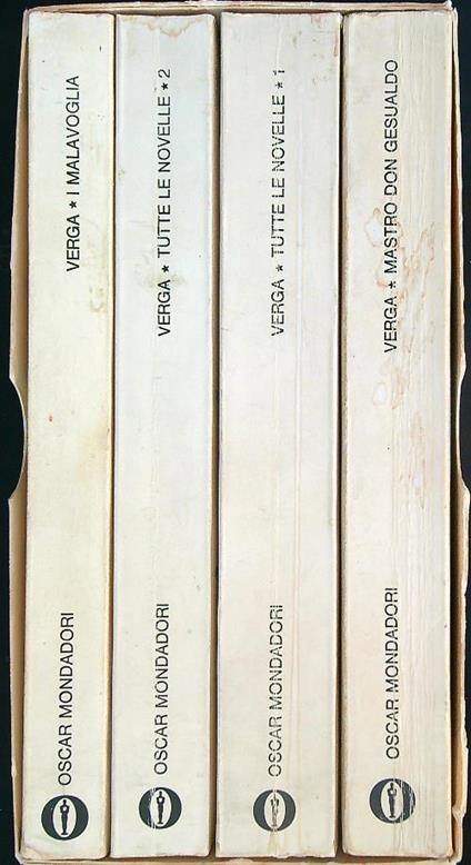 I capolavori di Giovanni Verga. 4vv  - Giovanni verga - copertina