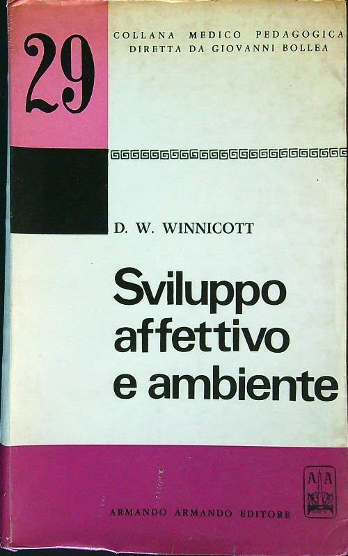 Sviluppo affettivo e ambiente - D. W. Winnicott - copertina