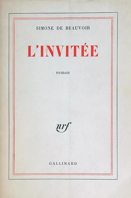 L' invitee - Simone De Beauvoir - copertina