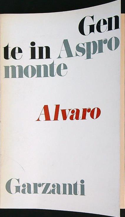 Gente in Aspromonte - Corrado Alvaro - copertina