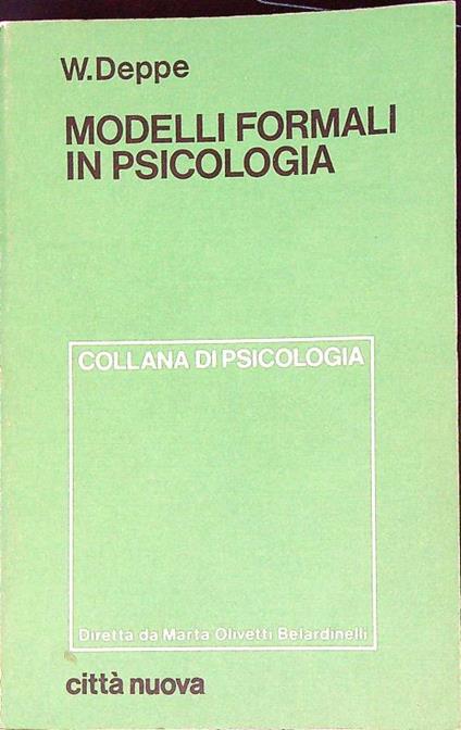 Modelli formali in psicologia - W. Deppe - copertina