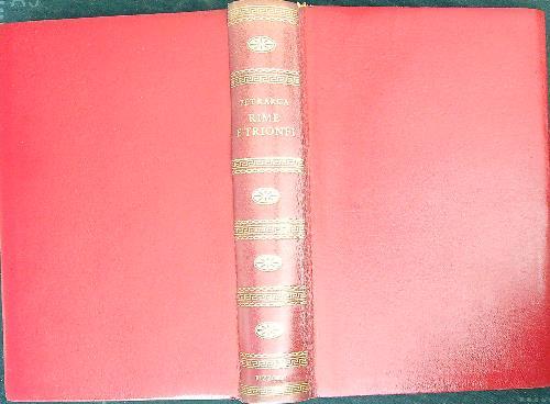 Rime e trionfi - Francesco Petrarca - copertina