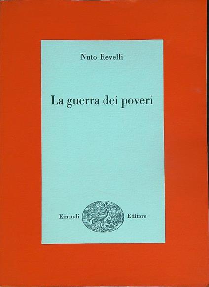 La guerra dei poveri  - Nuto Revelli - copertina