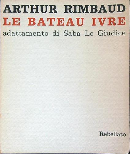 Le Bateau ivre - Arthur Rimbaud - copertina