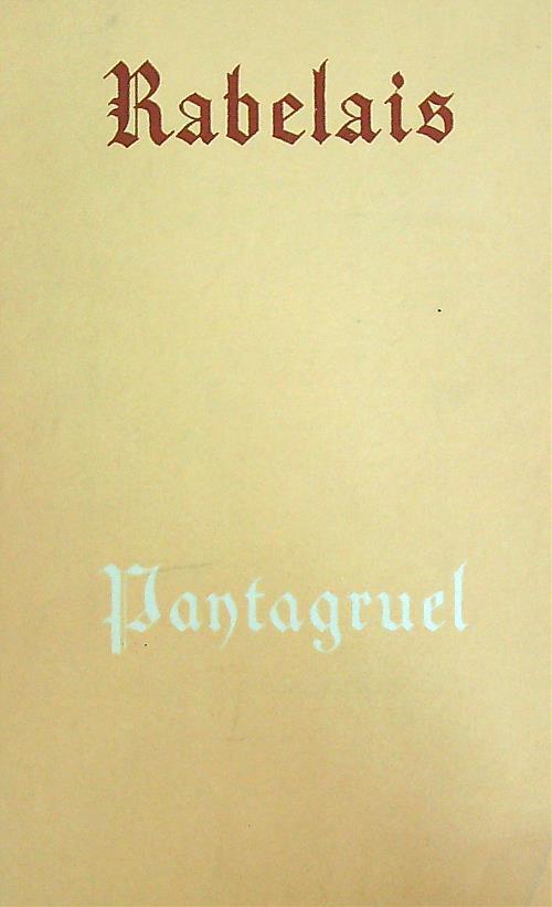 Pantagruel - Francois Rabelais - copertina