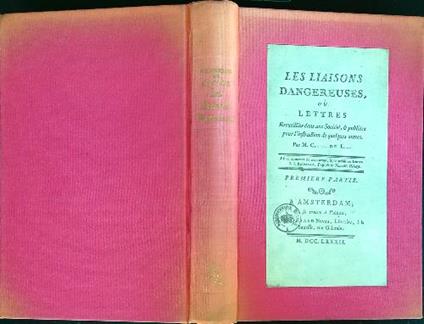 Les liaisons dangereuses - Pierre Choderlos de Laclos - copertina