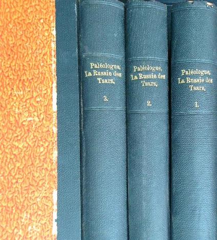 La Russie des Tsars pendant la grande guerre. 3vv - Maurice Paléologue - copertina
