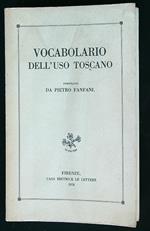 Vocabolario dell'uso toscano A-K