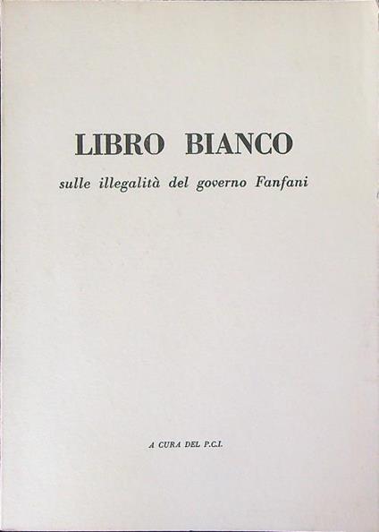 Libro bianco - copertina