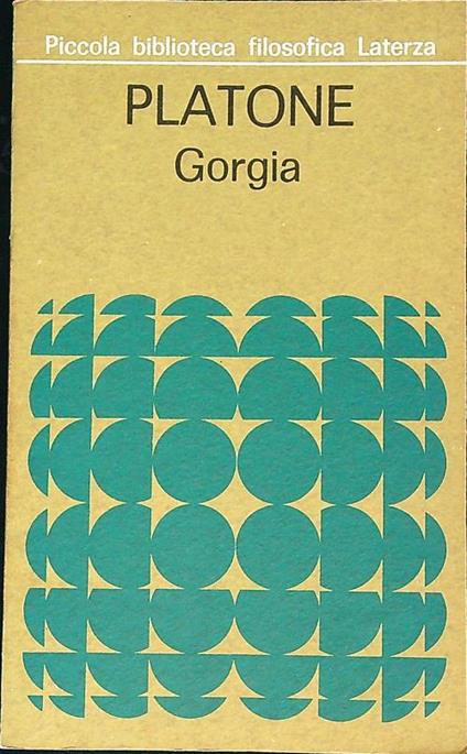 Gorgia - Platone - copertina