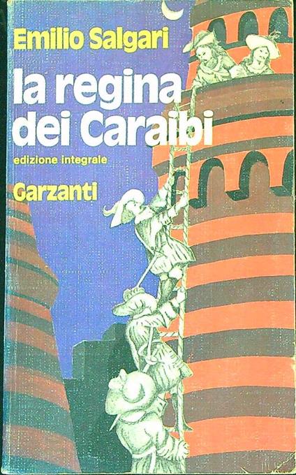 La regina dei Caraibi - Emilio Salgari - copertina