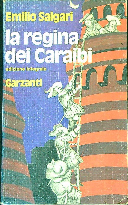 La regina dei Caraibi - Emilio Salgari - copertina