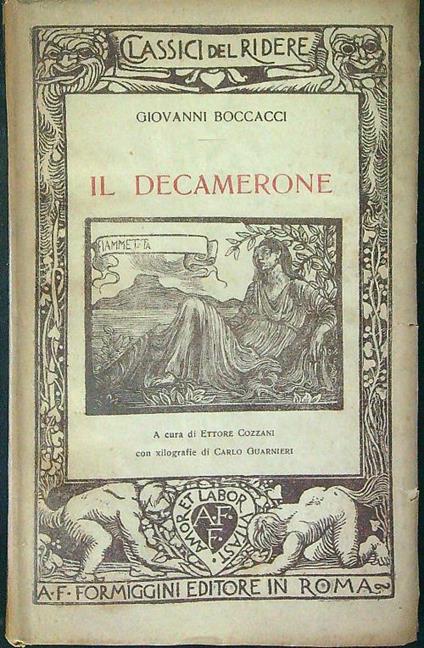 Il  Decamerone - Giovanni Boccacci - copertina
