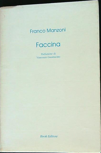 faccina - Franco Manzoni - copertina