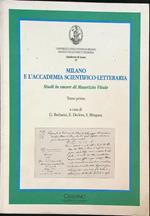 Milano e l'Accademia scientifico-letteraria. Studi onore Maurizio Vitale. Vol 1