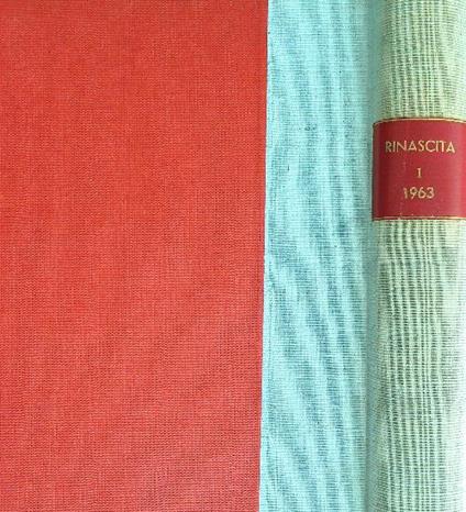 Rinascita 1963. I semestre - copertina