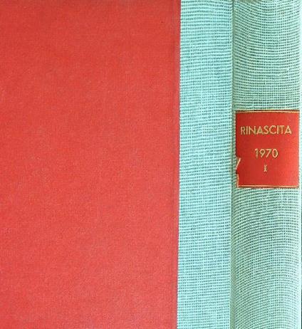 Rinascita 1970 I semestre - copertina