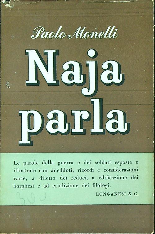 Naja parla  - Paolo Monelli - copertina